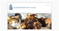 Desktop Screenshot of kleintierpraxis-tutlies.de